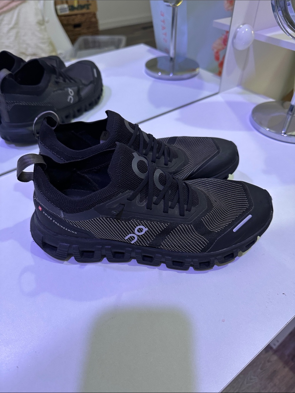 On Running Men's Cloud Waterproof Sneakers - Black